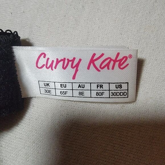 Curvy Kate Womens Black Princess Plunge Bra 30DDD - Picture 2 of 6